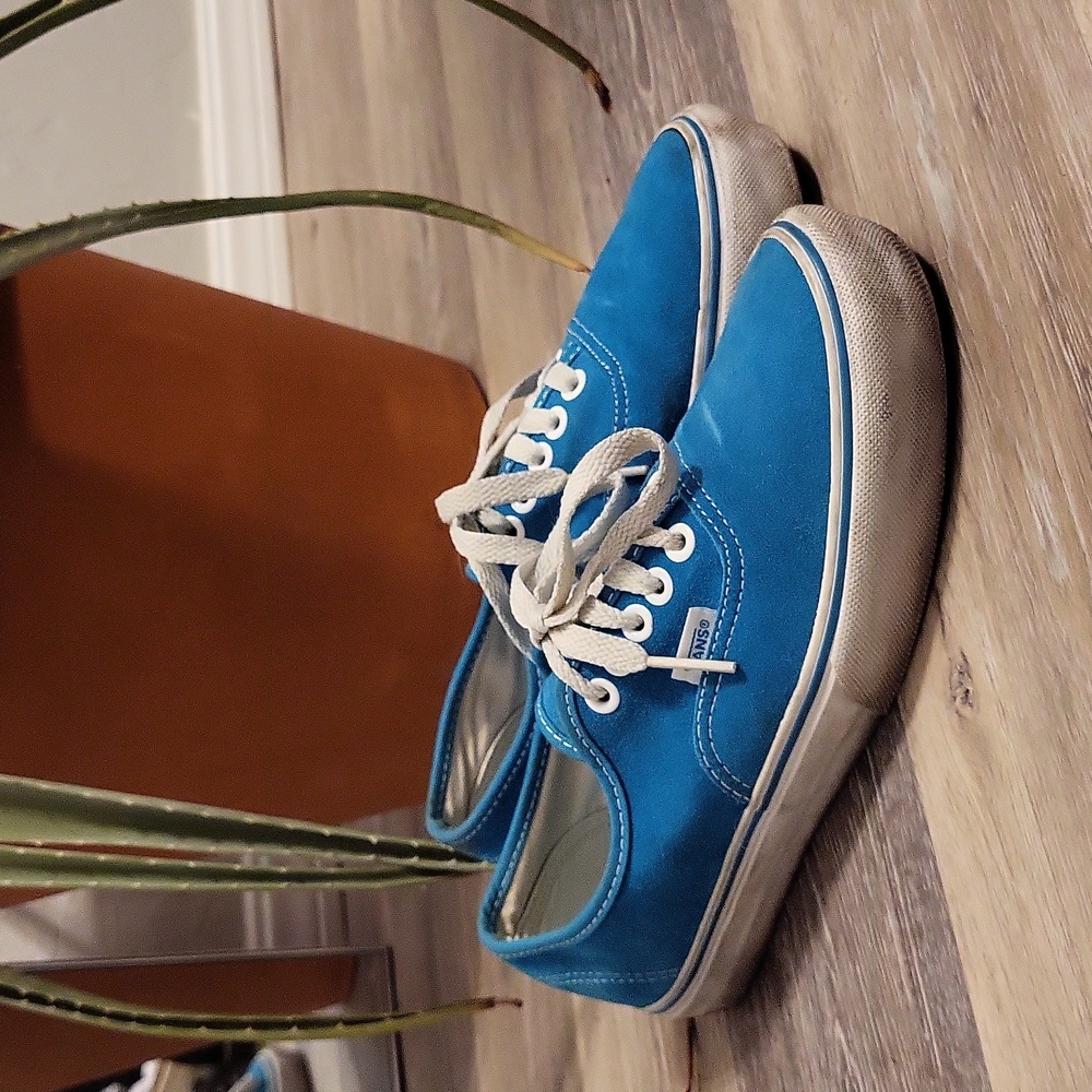 Teal Suede Vans